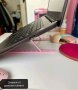Стойка за лаптоп в черно и розово , снимка 7