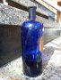Уникално старо шише,син кобалт,канелево масло, снимка 7
