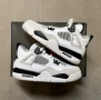 Мъжки маратонки Air Jordan 4 White/Black , снимка 2