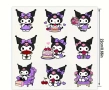 Санрио Kuromi Куроми sanrio лист малки щампа термо апликация картинка за дреха блуза чанта , снимка 3
