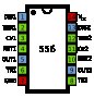 NE556N dual bipolar timer, снимка 2