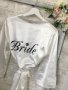Bride сатенен халат , снимка 2