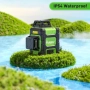 3 D Лазерен нивелир Huepar.Зелен лъч., снимка 6