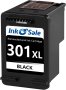 INK E-SALE 301XL Черни касети с мастило, преработени за HP 301, снимка 1