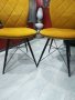 Жълти трапезни столове - 2броя, снимка 4