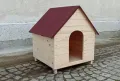 Дървена къща за кучета , средни и големи породи кучета , къща куче от дърво, кученца, снимка 1