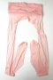XS/S нов, розов безшевен дамски чорапогащник с широк плосък колан