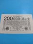 Райх банкнота - 200 000 марки 1923 година Германия - за колекция - 18895, снимка 5