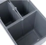 Кош за вграждане с 3 отделения за сортиране на кухненски отпадъци 40 л, снимка 5
