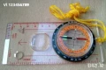 Стабилизиран призматичен компас на линийка/ориентиране/ тип Бусола, снимка 3