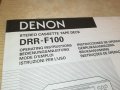 DENON DRR-F100 DECK-КНИЖКА ВНОС SWISS 2109231548, снимка 3