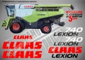CLAAS Lexion 570 стикери надписи, снимка 9
