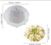 3D едра Хризантема цвете силиконов молд форма за фондан шоколад гипс смола свещ декор сапун, снимка 4