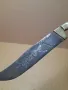 Стар Ръчно Кован Нож С Бронзов Обков., снимка 10