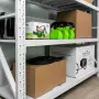 Метален складов стелаж 4 рафта 200 × 50 × 200 см, снимка 3