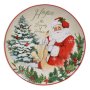 4 броя Комплект коледни чинии, Порцеланови, Дядо Коледа, 19см, снимка 2