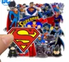 50 бр Супермен Батман самозалепващи лепенки стикери за украса декор картонена торта др, снимка 5