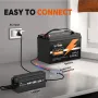 LiTime 12V (14.6V) 10A Зарядно устройство за 12 V литиева батерия IP67 Водоустойчива, снимка 2