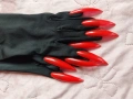 Дълги дамски ръкавици с маникюр , снимка 2