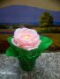 Хартиени рози- ръчна изработка, снимка 3
