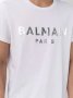 BALMAIN Silver Metallic Logo Print Мъжка Тениска size S и XXL, снимка 5