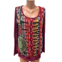 Дамска блуза DESIGUAL размер L - XL розово шарено, снимка 1 - Блузи с дълъг ръкав и пуловери - 44570694