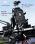 Мотоциклетен държач за мобилен телефон BRCOVAN с Qi-15 W безжично зарядно устройство, снимка 4