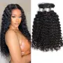 Комплект естествена бразилска коса PERISMODA Deep Wave, 35/40/45 см, снимка 1