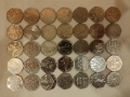 Английски Монети 50 Английски Пенса Голяма Колекция , снимка 3