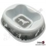 Купа за Куче/Коте - 400ml - Melamine Bowl - Pet Interest-Бял/Сив/Черен, снимка 1