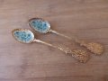 Сувенирни лъжички с емайл 2 бр 1970 г, снимка 6