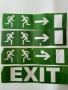 Самозалепващи лепенки за табели EXIT, снимка 2