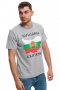 Нова мъжка тениска с трансферен печат България, с карта и герб на България, снимка 5