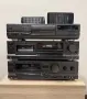 🔊Ретро аудио сет TECHNICS - ресийвър с дистанционно, CD плеър с дистанционно и дек🔉, снимка 1