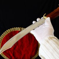 Ловен ятаган,меч,бронз,кания. , снимка 8 - Ножове - 35350109