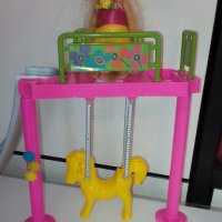 Комплект кукли с пързалка и конче-люлка, снимка 4 - Кукли - 29645803