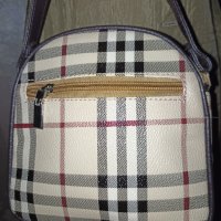 Нова малка чанта през рамо в каре, снимка 3 - Чанти - 42846124