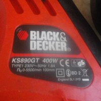 Black Decker Scorpion-400 Вата Саблен/Реципрочен/Тандемен Ел.Трион-Рязане до 100 мм-Като Нов-В Куфар, снимка 15 - Други инструменти - 42166532