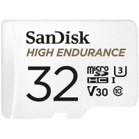 ФЛАШ КАРТА SD MICRO 32GB SANDISK SDSQQVR-032G-GN6IA, MicroSDXC, 32GB Max Endurance Card with Adapter, снимка 1 - Друга електроника - 30744356