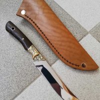 Ръчно изработен ловен нож от марка KD handmade knives ловни ножове, снимка 8 - Сафари почивки - 30284361