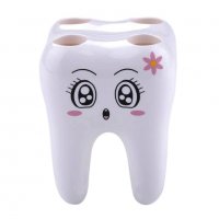 Поставка за четки за зъби във форма на зъб, снимка 5 - Други стоки за дома - 34176461