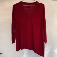Асиметрична блуза MASSIMO DUTTI коприна и памук, снимка 5 - Блузи с дълъг ръкав и пуловери - 34559219