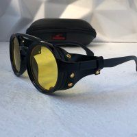 Carrera Мъжки слънчеви очила с кожа кръгли, снимка 4 - Слънчеви и диоптрични очила - 40539667