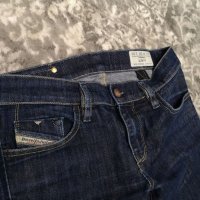 Diesel дамски дънки, 26 размер Livy Women Blue Straight Regular Stretch Jeans , снимка 7 - Дънки - 38591611