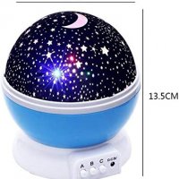 USB нощтна прожекционна лампа - Планетариум, снимка 4 - Детски нощни лампи - 31070172