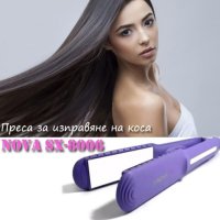 Керамична преса за вафли или за изправяне на коса Nova SX-8006, снимка 1 - Преси за коса - 44311322