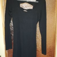Къса черна рокличка S размер, снимка 2 - Рокли - 30612916