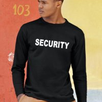Тениска за охранители - SECURITY тениска, снимка 5 - Тениски - 11996751