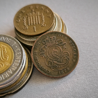 Монета - Белгия - 2 цента | 1873г., снимка 2 - Нумизматика и бонистика - 44697544