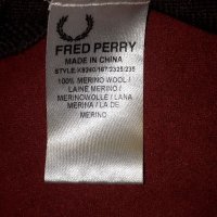  Fred Perry Merino-Ориг. Пуловер, снимка 4 - Пуловери - 34025024